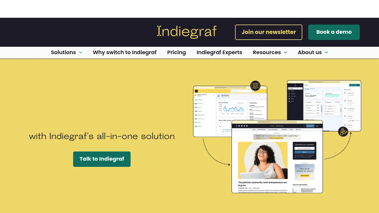 Indiegraf screenshot
