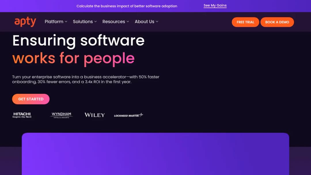 Apty screenshot