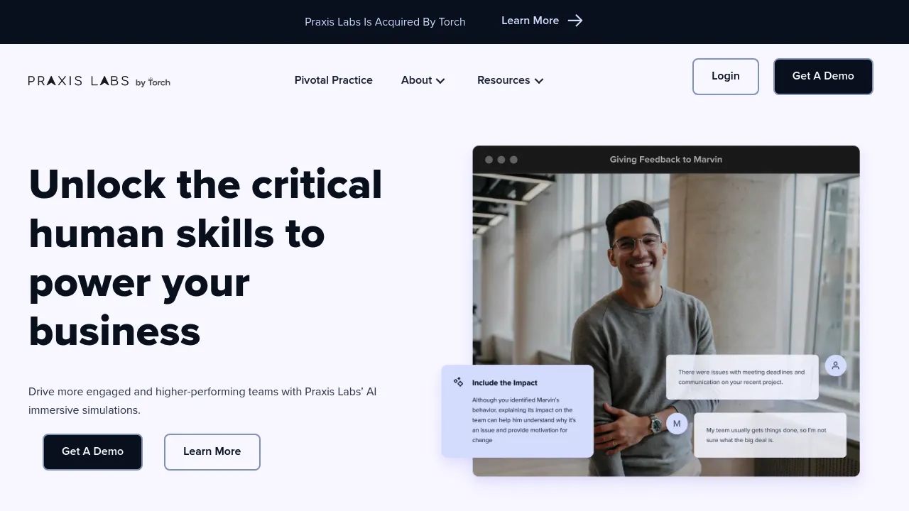 Praxis Labs screenshot