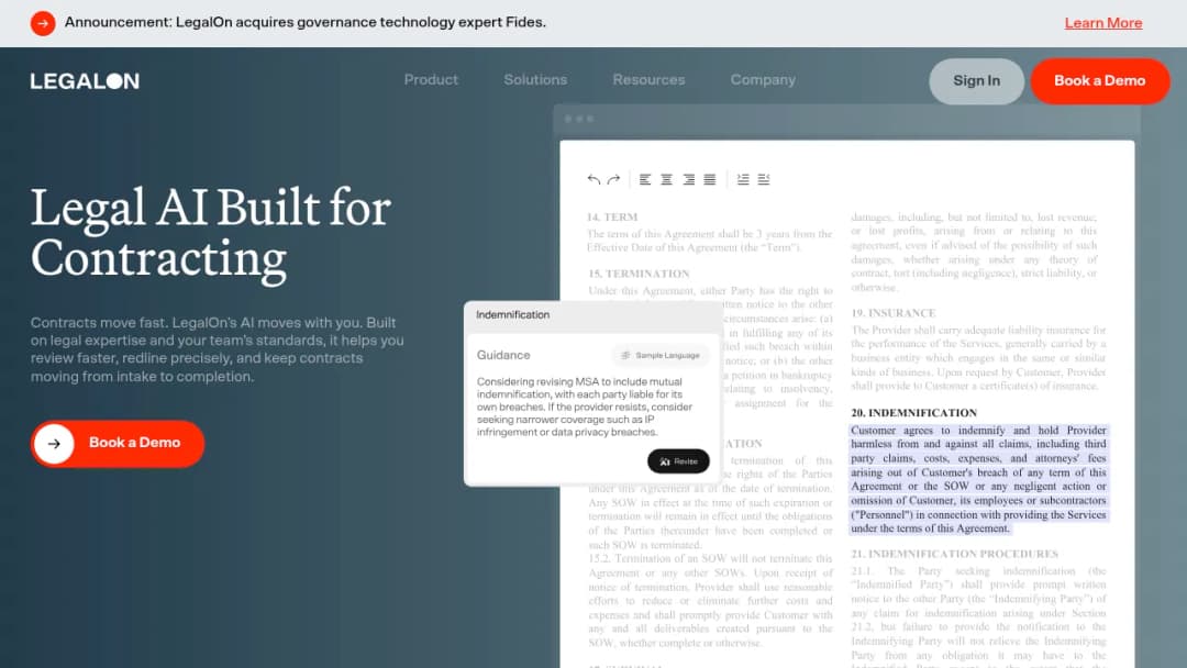 LegalOn Technologies screenshot