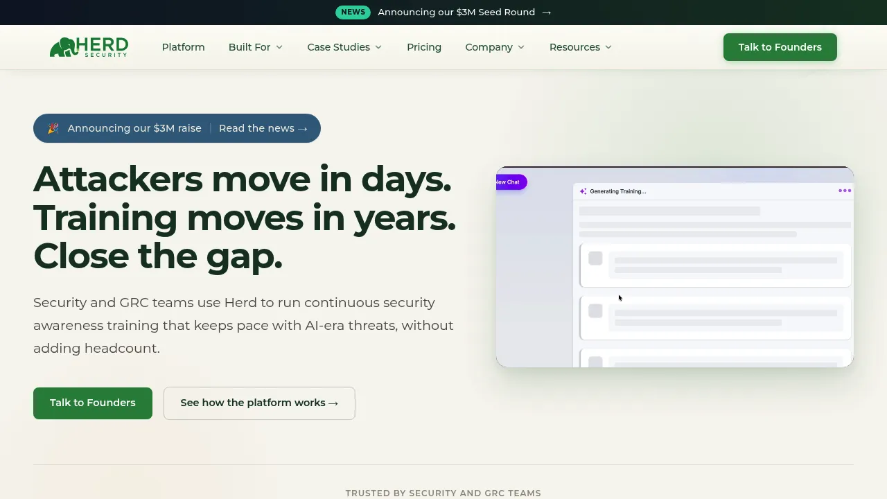 Herd Security screenshot