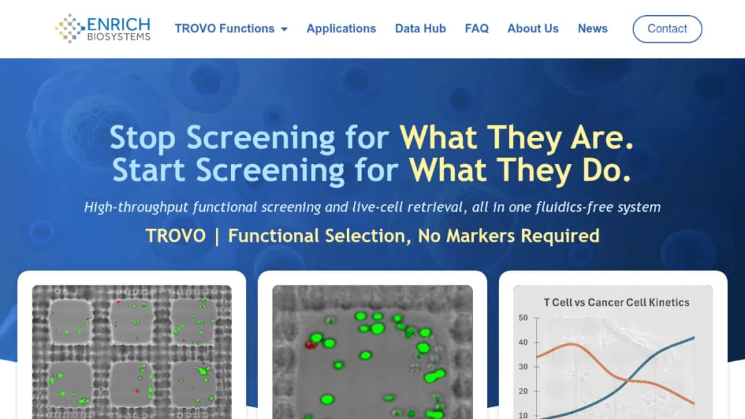 Enrich Biosystems screenshot
