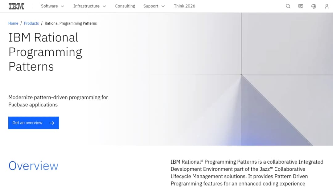 IBM Rational Programming Patterns screenshot