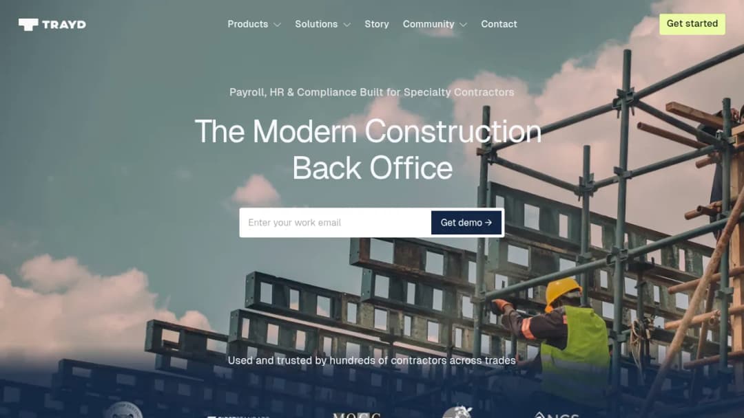 Trayd: Construction Payroll, HR, & Compliance screenshot