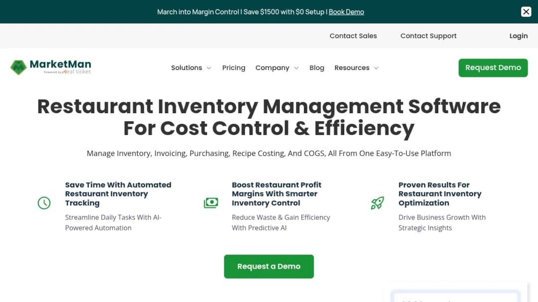 MarketMan screenshot