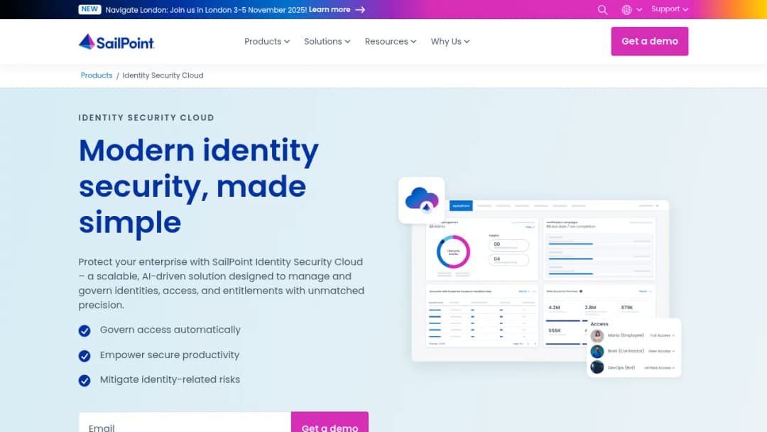 SailPoint Identity Security Cloud screenshot