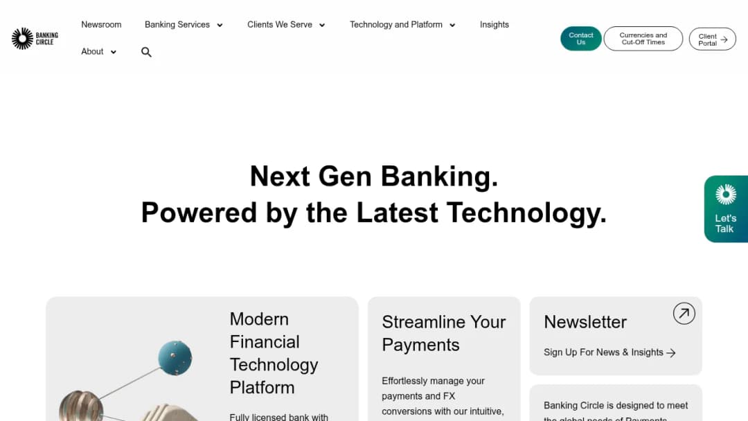 Banking Circle screenshot