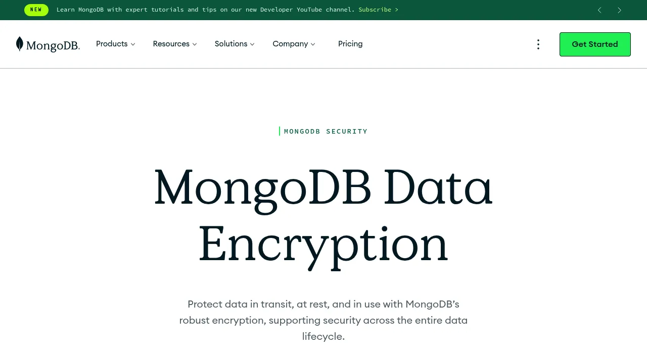 MongoDB Queryable Encryption screenshot