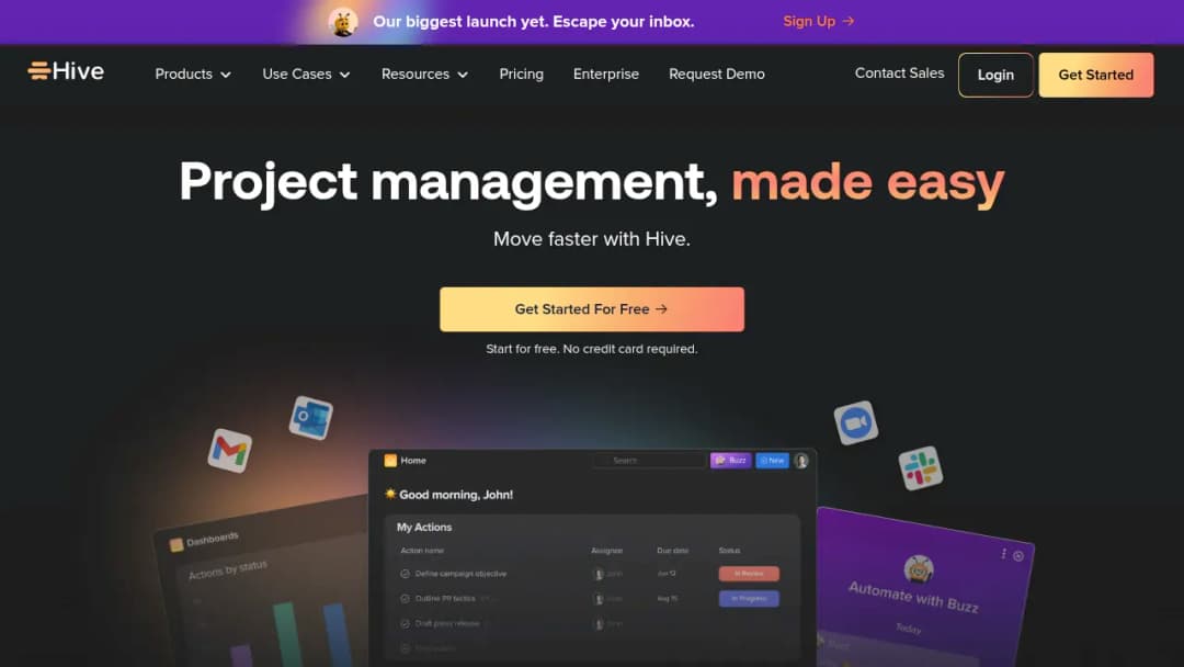 Hive screenshot