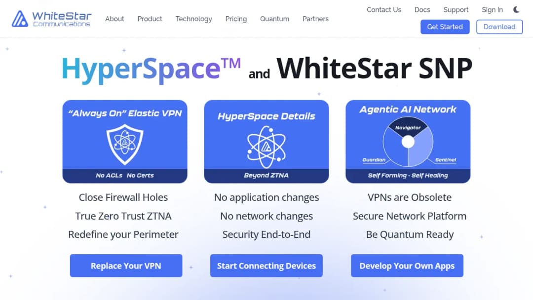 WhiteStar Communications, Inc. screenshot