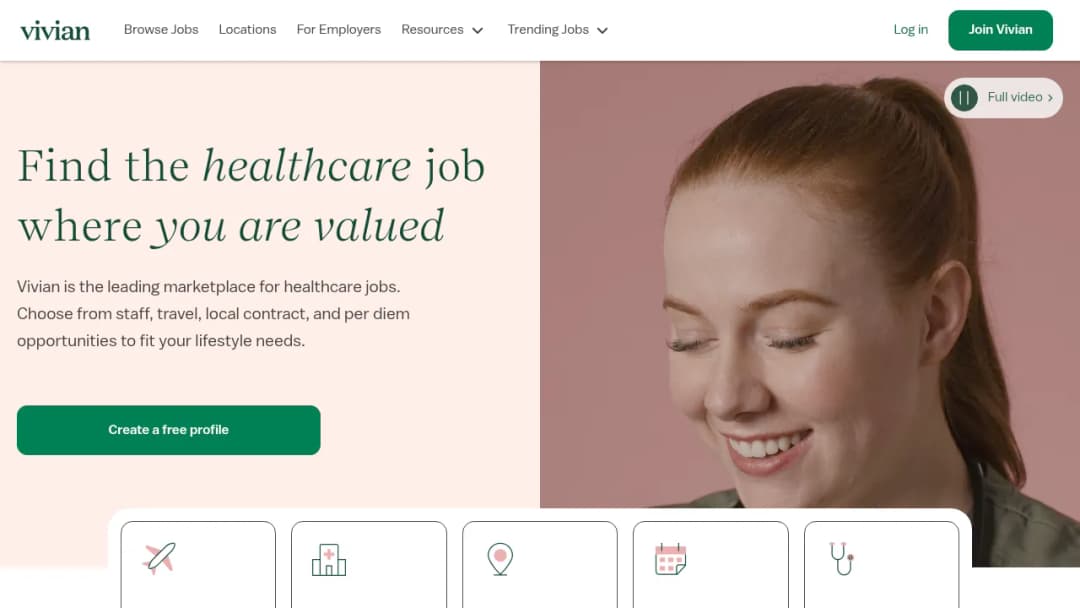 Vivian Health screenshot