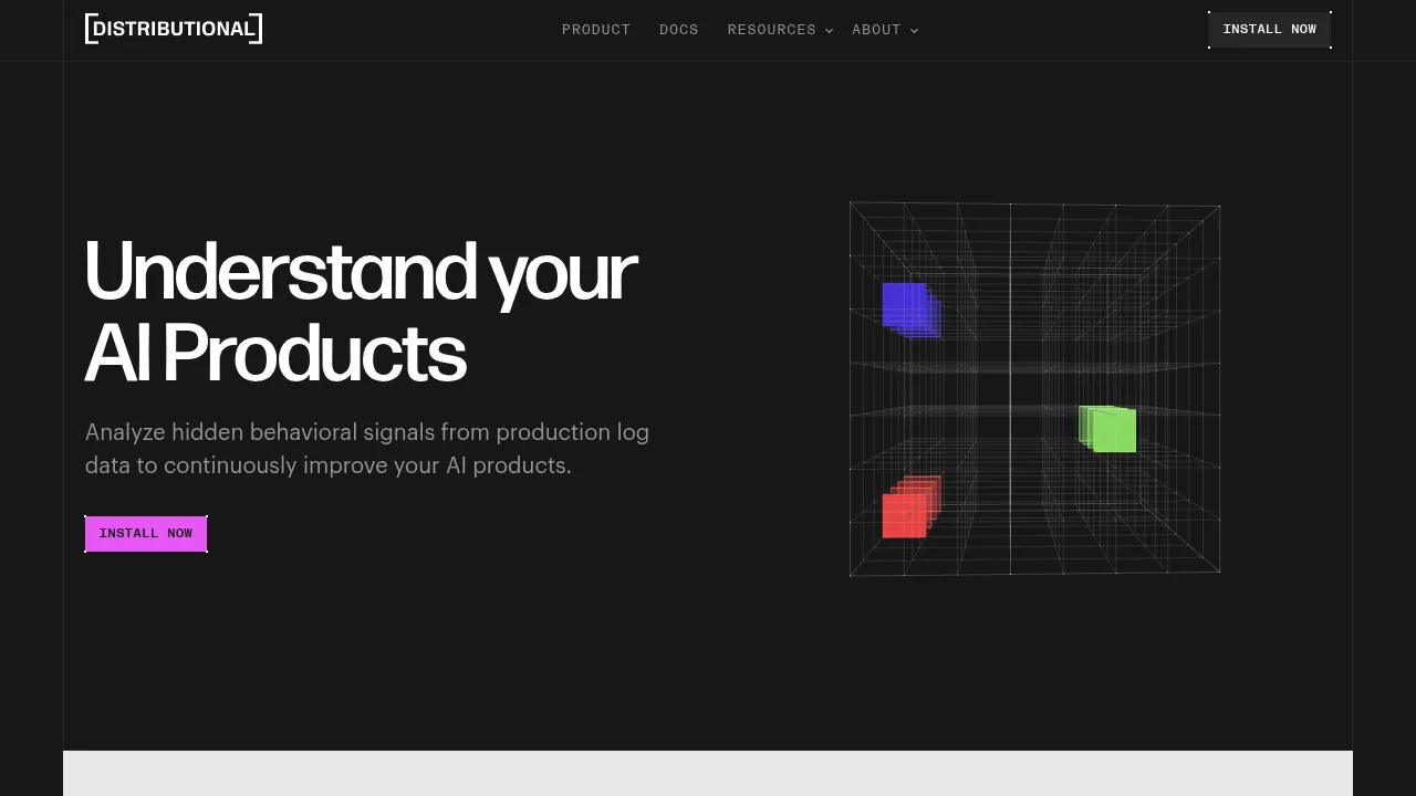 Distributional screenshot
