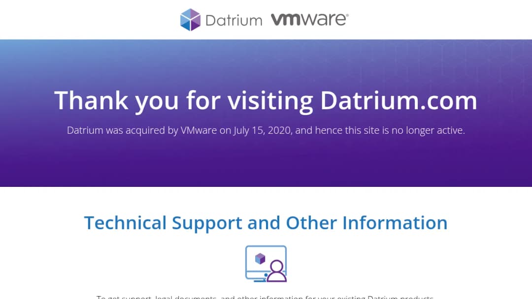 Datrium screenshot
