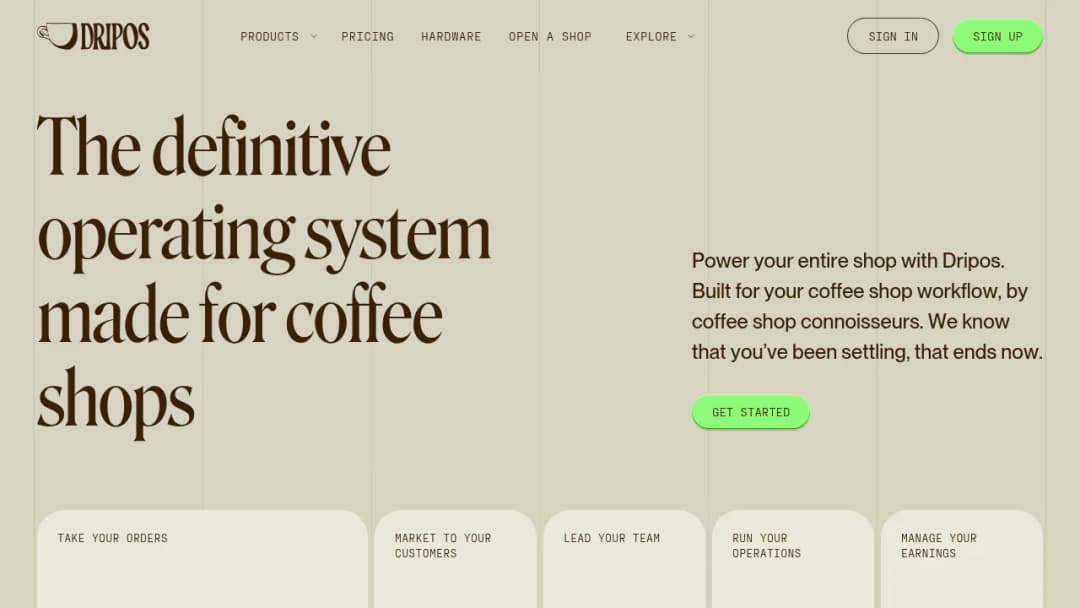 Dripos screenshot