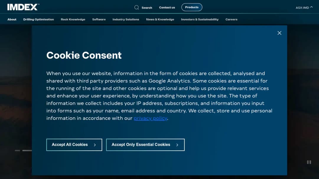 DataCloud International screenshot