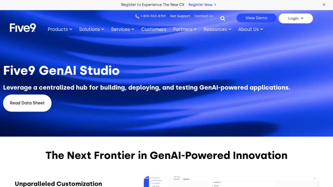 Five9 GenAI Studio screenshot