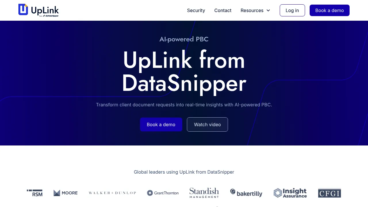 UpLink from DataSnipper screenshot