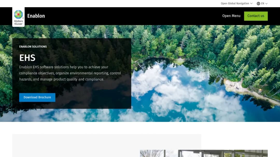 Wolters Kluwer EHS screenshot