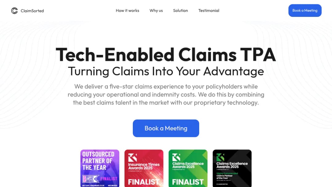 ClaimSorted screenshot