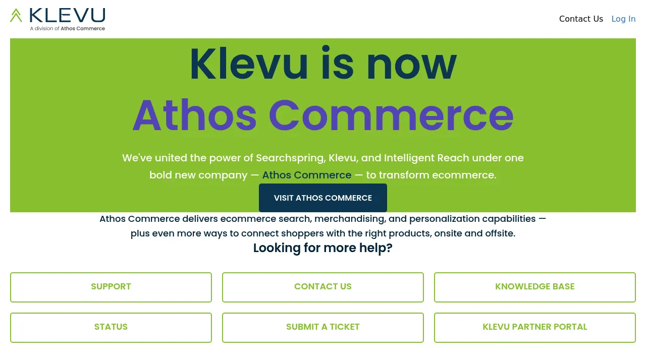 Klevu screenshot