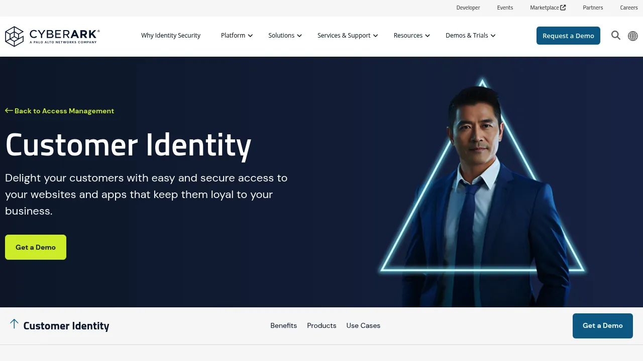 CyberArk Customer Access screenshot
