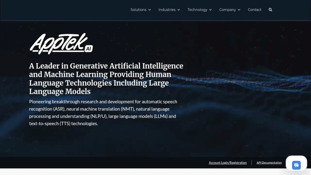 AppTek.ai screenshot