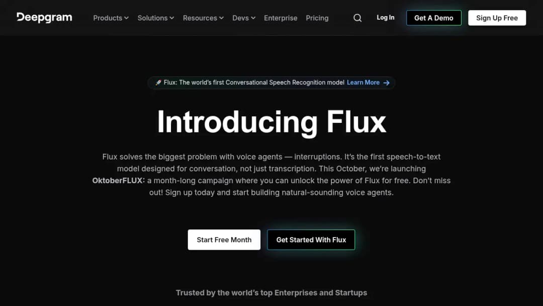 Deepgram screenshot