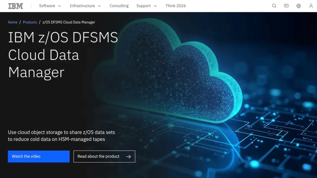 IBM Zos Dfsms Cloud Data Manager screenshot