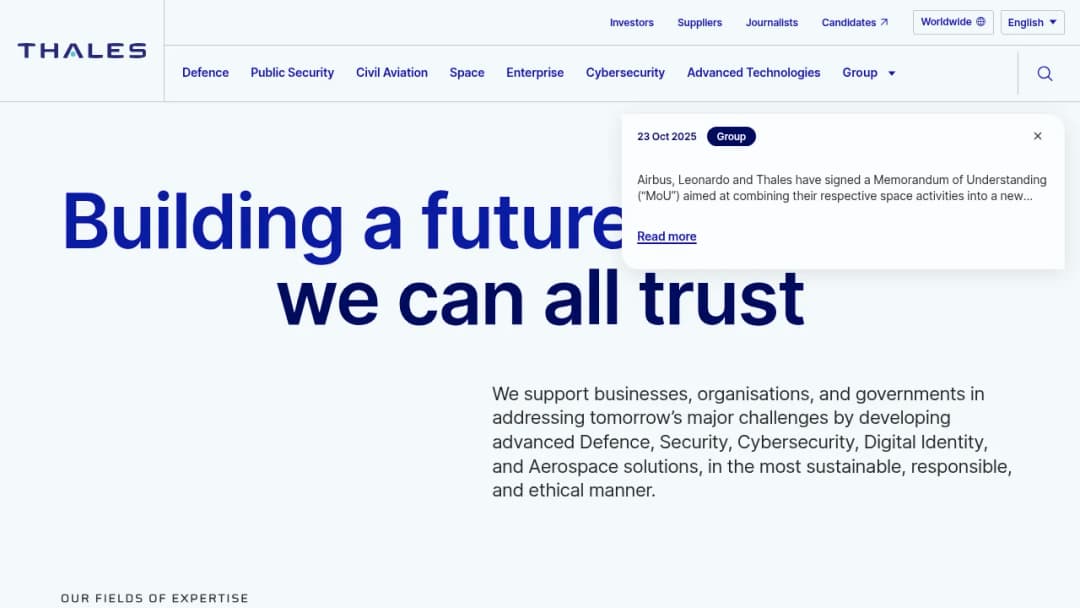 Thales screenshot