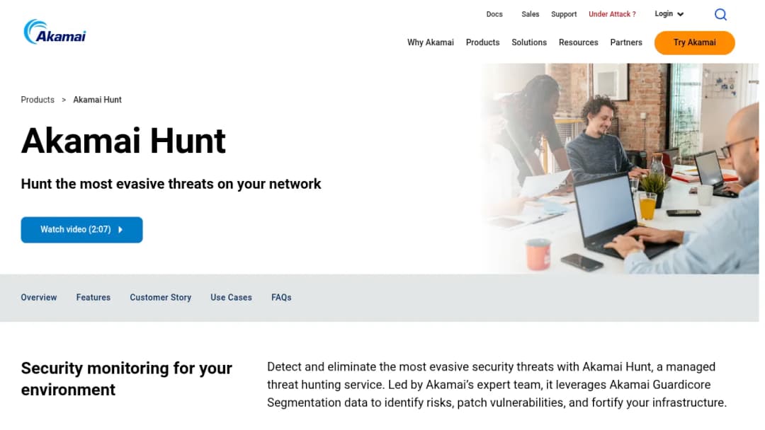 Akamai Hunt screenshot