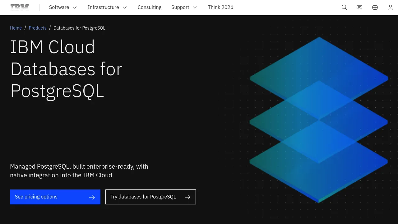 IBM Databases for Postgresql screenshot