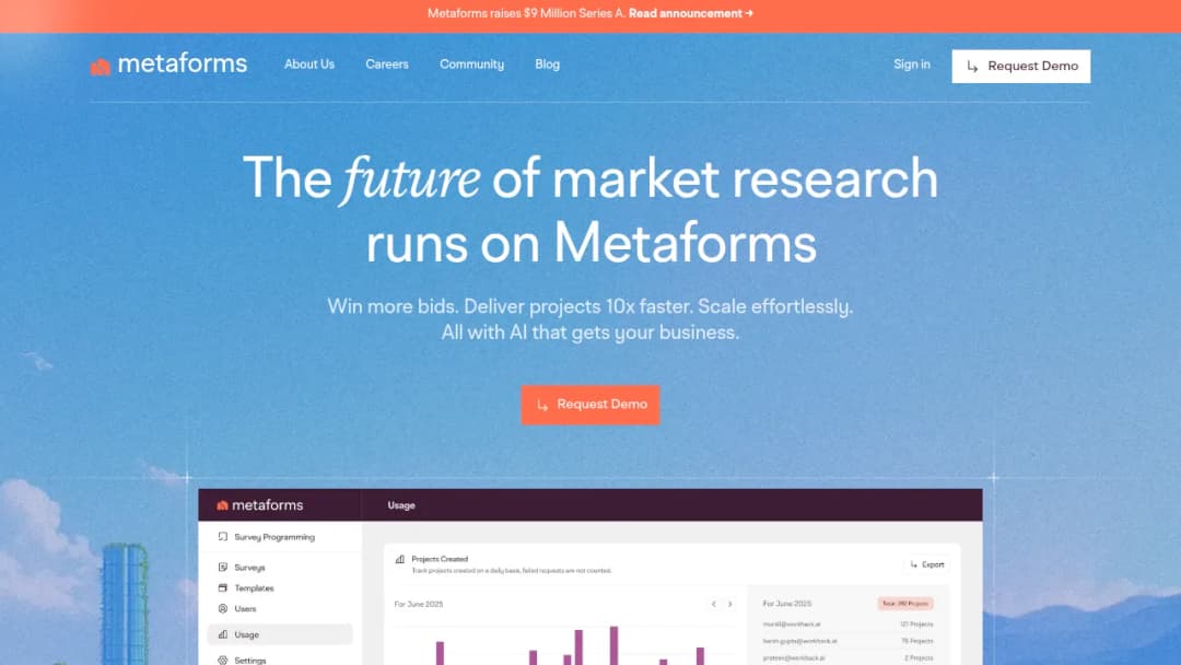 Metaforms screenshot
