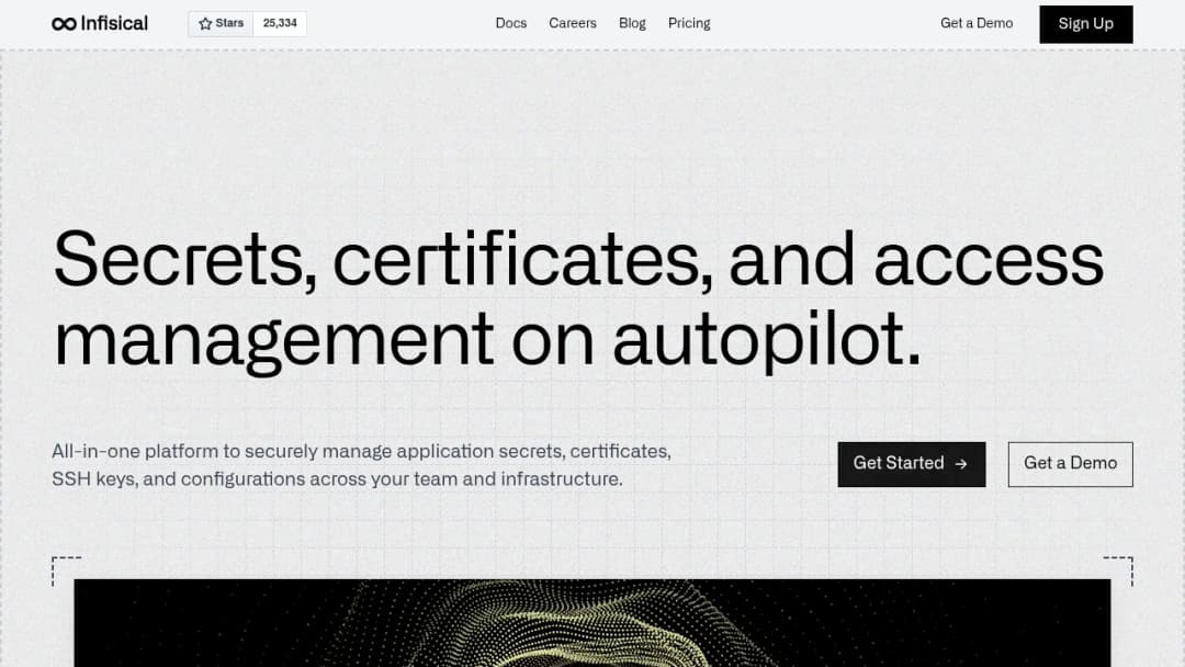 Infisical screenshot