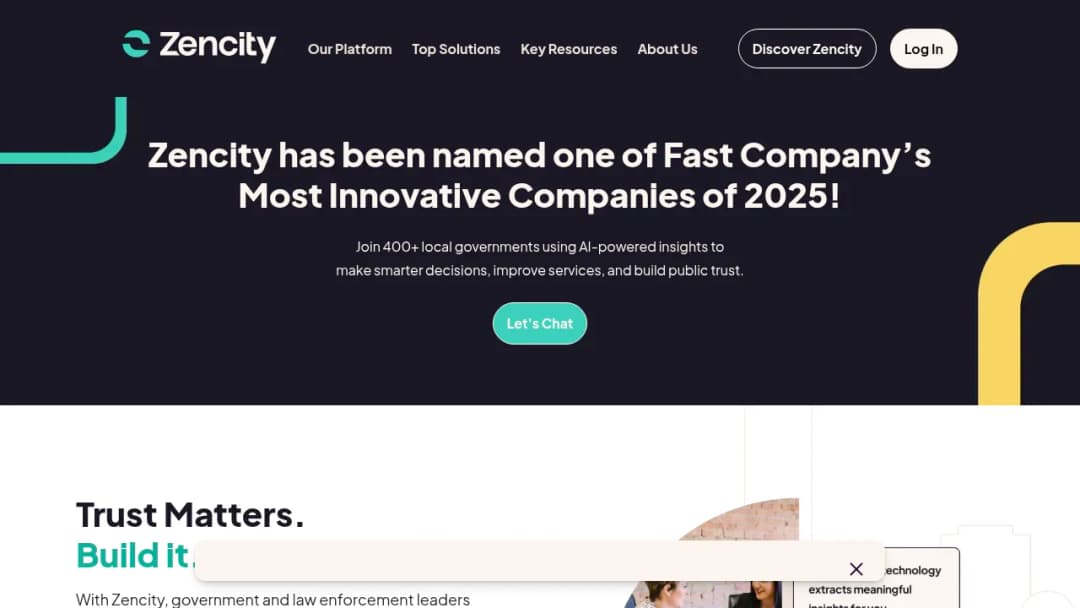 Zencity screenshot