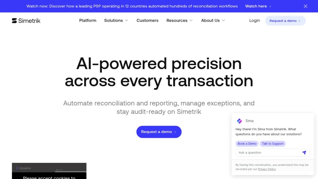 Simetrik screenshot