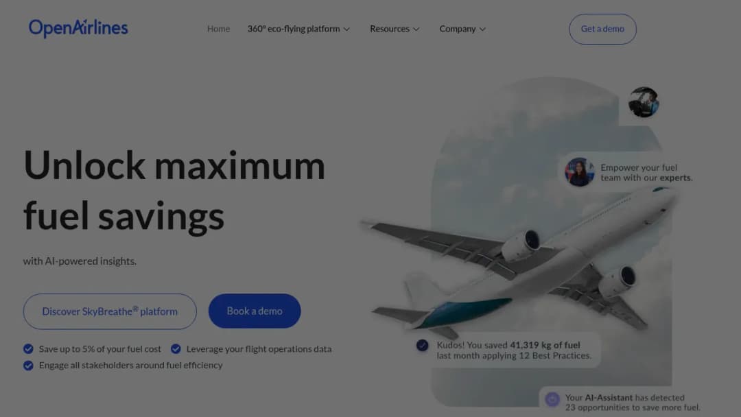 OpenAirlines screenshot
