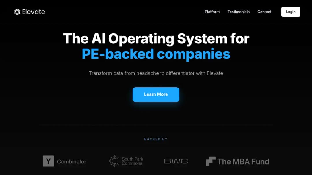 Elevate screenshot