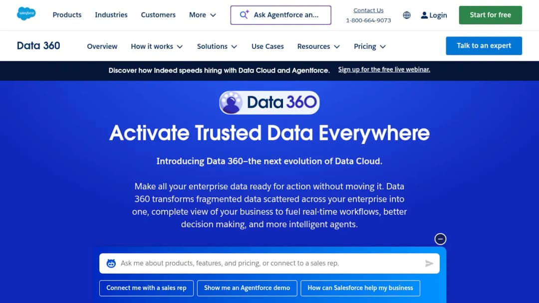Salesforce Data Cloud screenshot