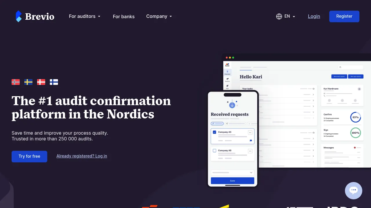 Brev.io screenshot