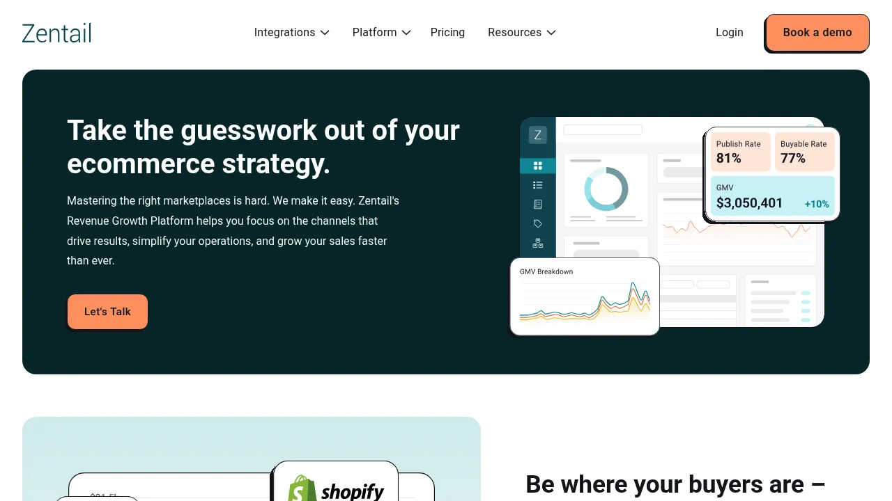 Zentail screenshot