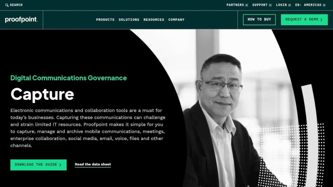 Proofpoint Capture screenshot