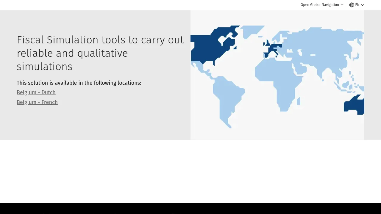 Wolters Kluwer Fiscal Simulations screenshot
