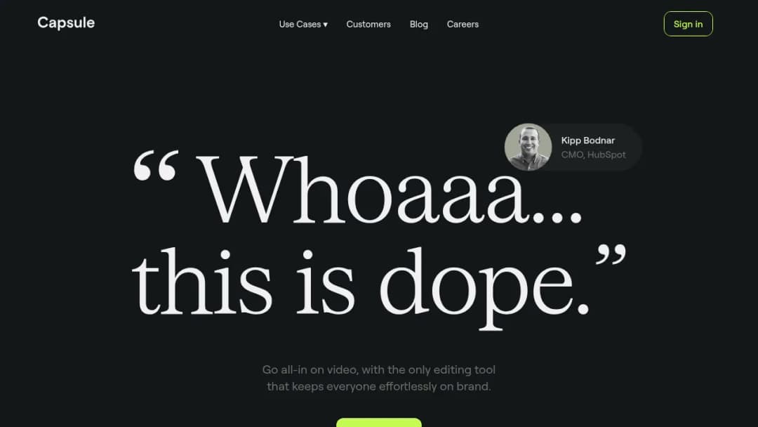 Capsule screenshot