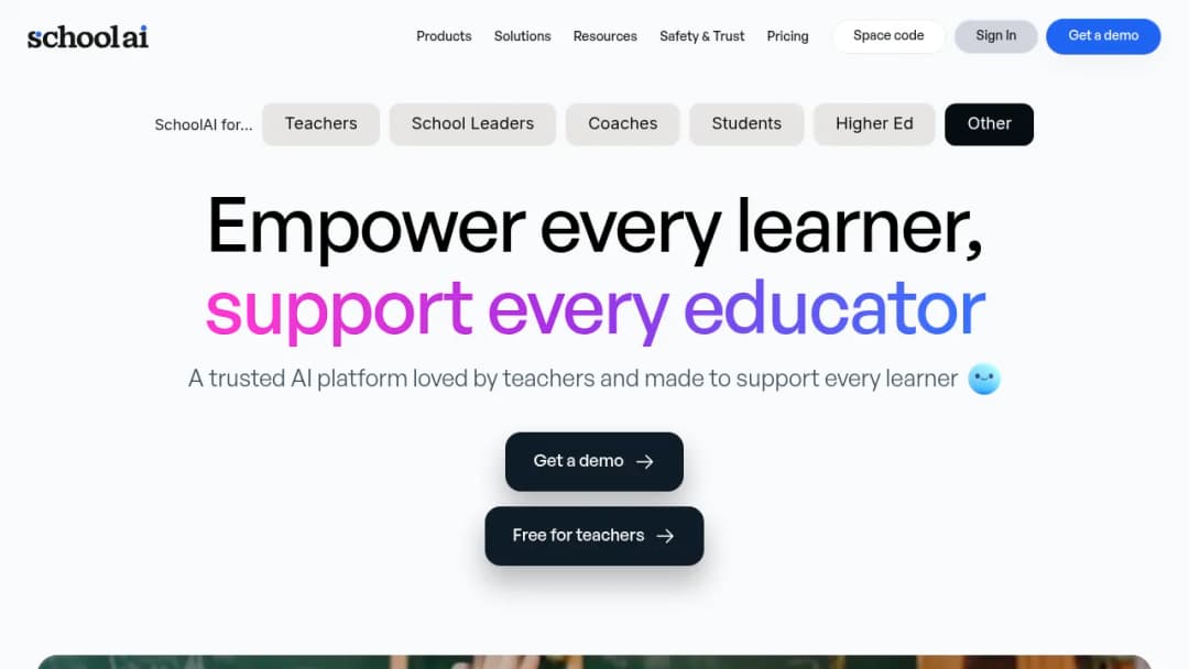 SchoolAI screenshot