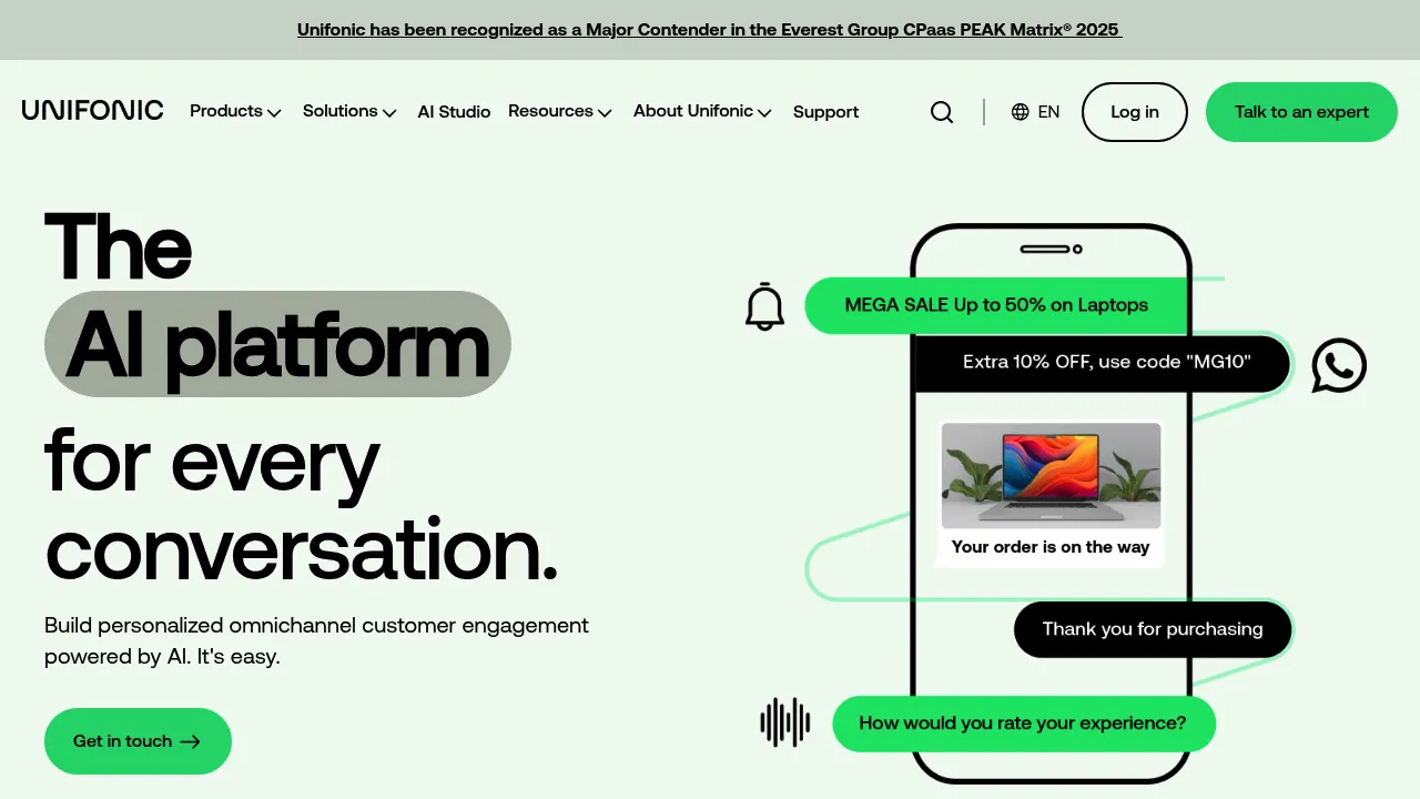 Unifonic screenshot