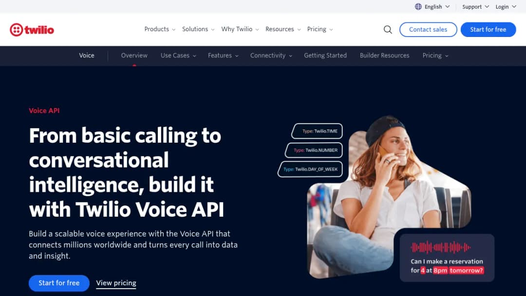 Twilio Voice screenshot