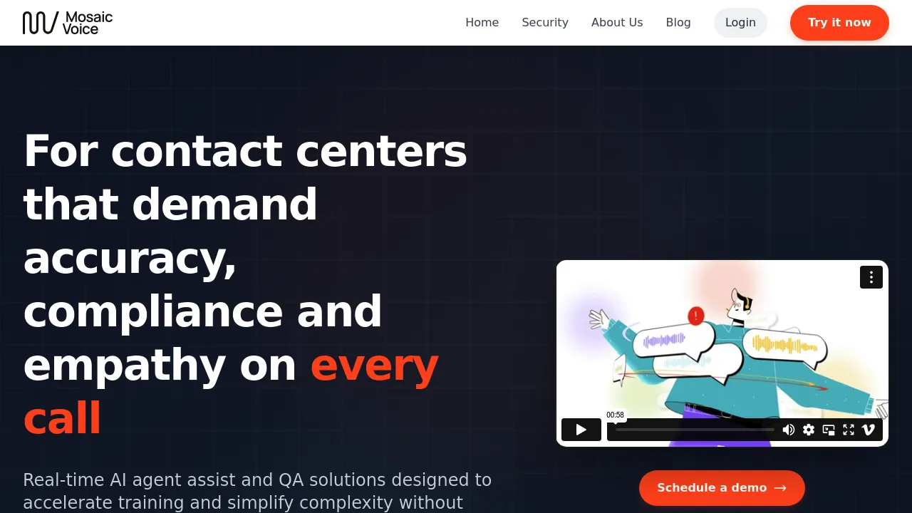 MosaicVoice screenshot