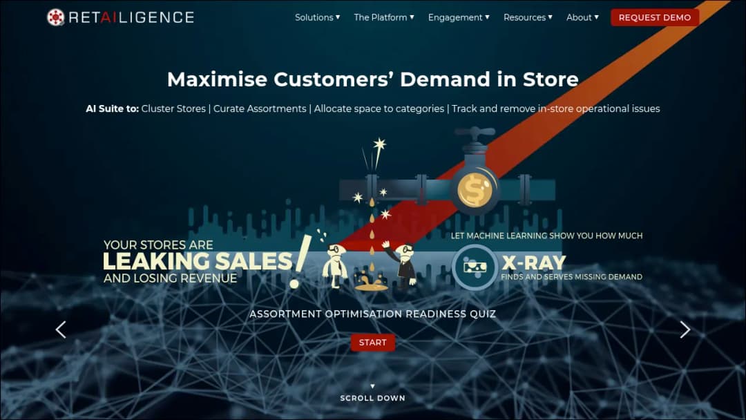 Retailigence screenshot