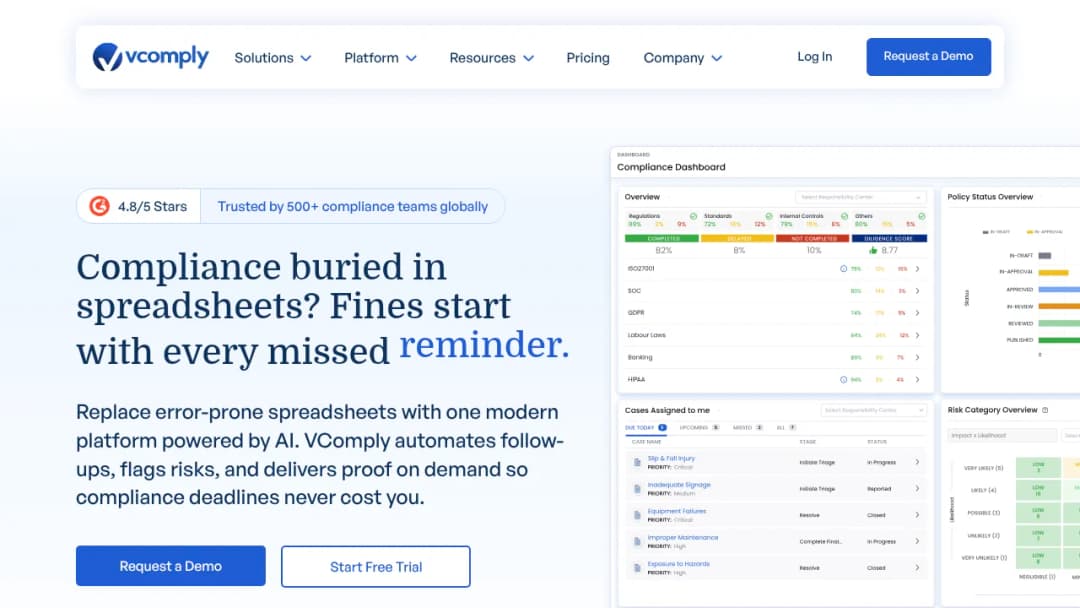 VComply screenshot