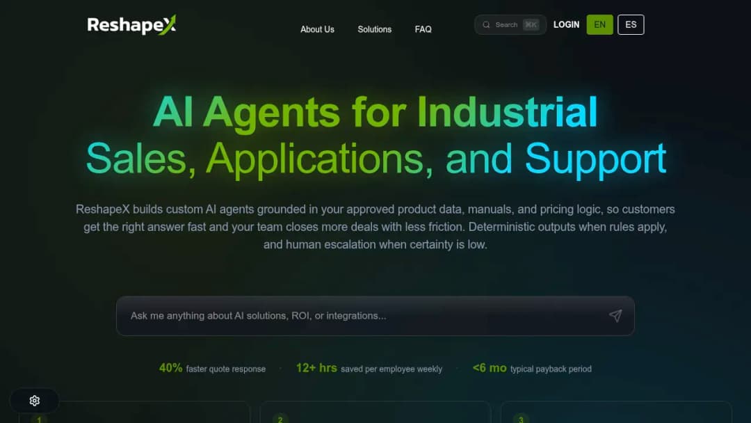 ReshapeX screenshot